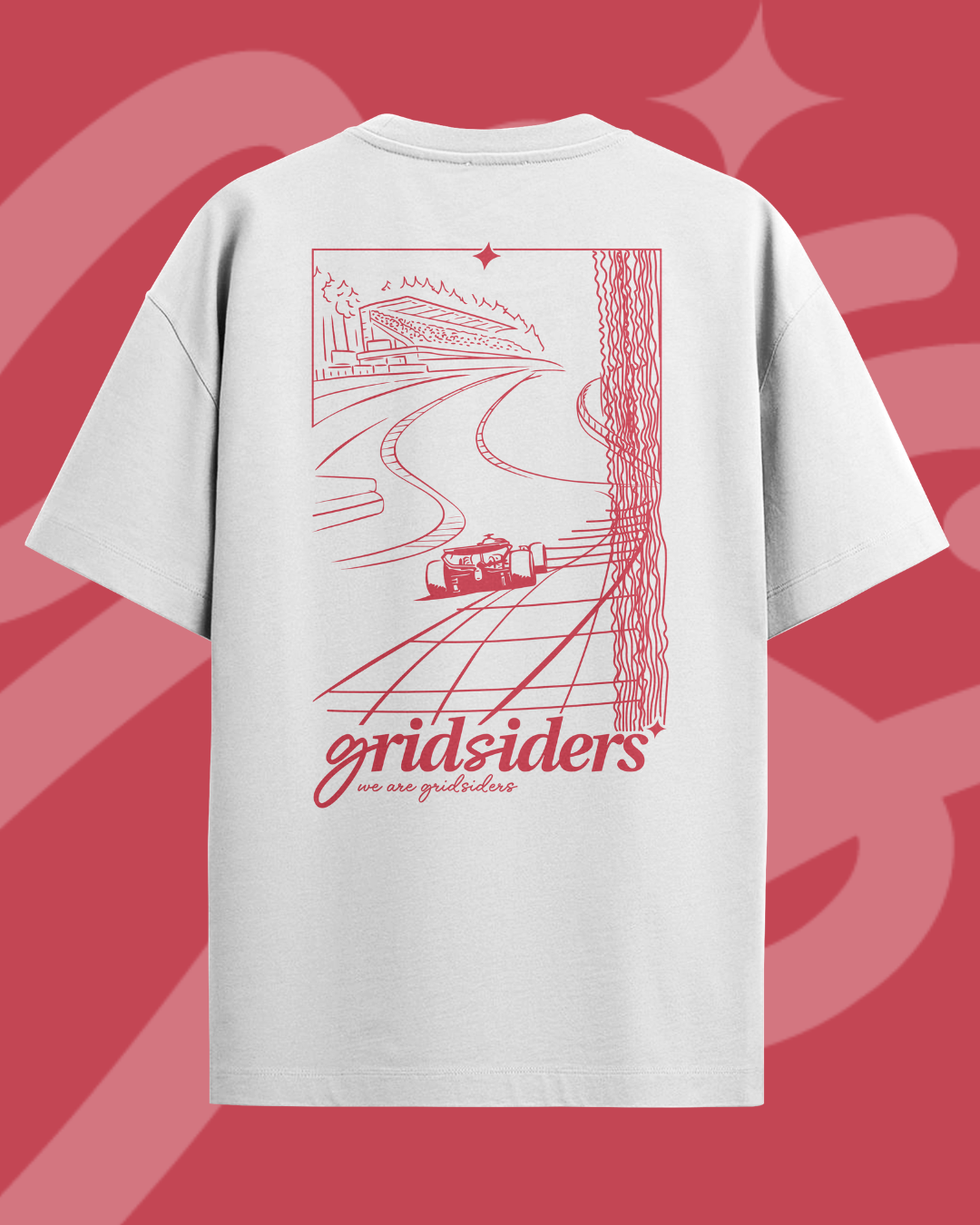 T-shirt unisexe - "Where the track goes up"