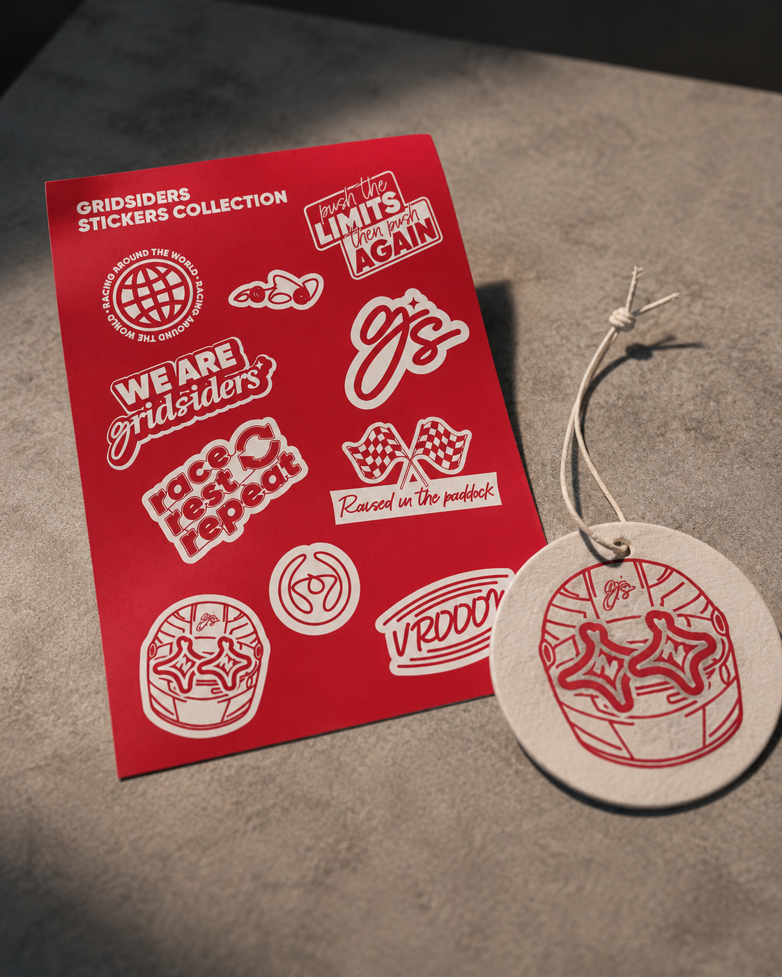 PACK - Air freshner & Planche de stickers