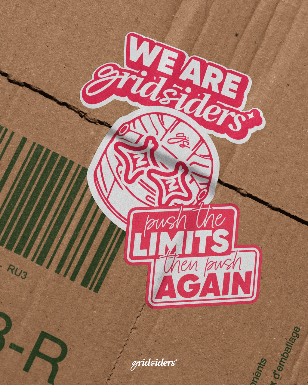 Planche de 10 stickers Gridsiders